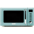 thumbnail image 6 of Open Box Haden Vintage Retro 0.7 Cu Ft 700W Countertop Microwave Oven, Blue, 6 of 10