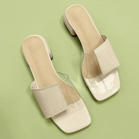 

Vedolay Nude Sandals Women s Sandals Summer Flat Thong Cross Strappy Trendy Shoes Gold 6.5