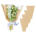 thumbnail image 1 of Flower Bouquet Sleeve Clear Cellophane Plastic Packaging Bags-50 Counts (Brown), 1 of 5