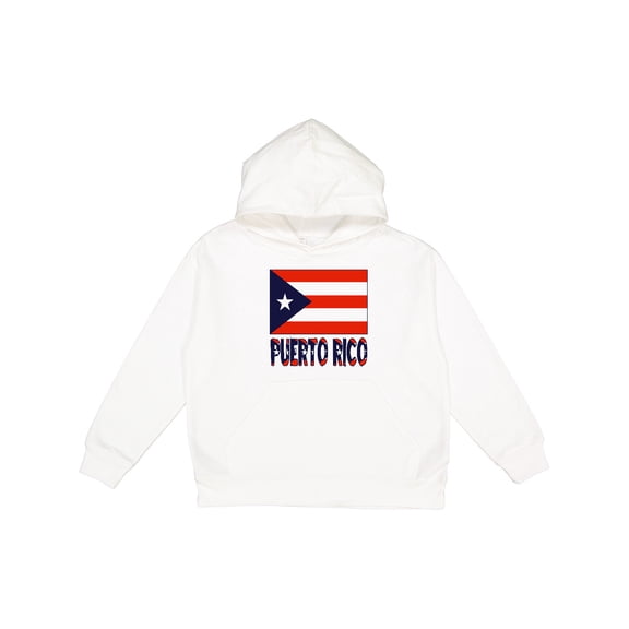 Inktastic Puerto Rico Flag & Name Youth Hoodie Sweatshirt