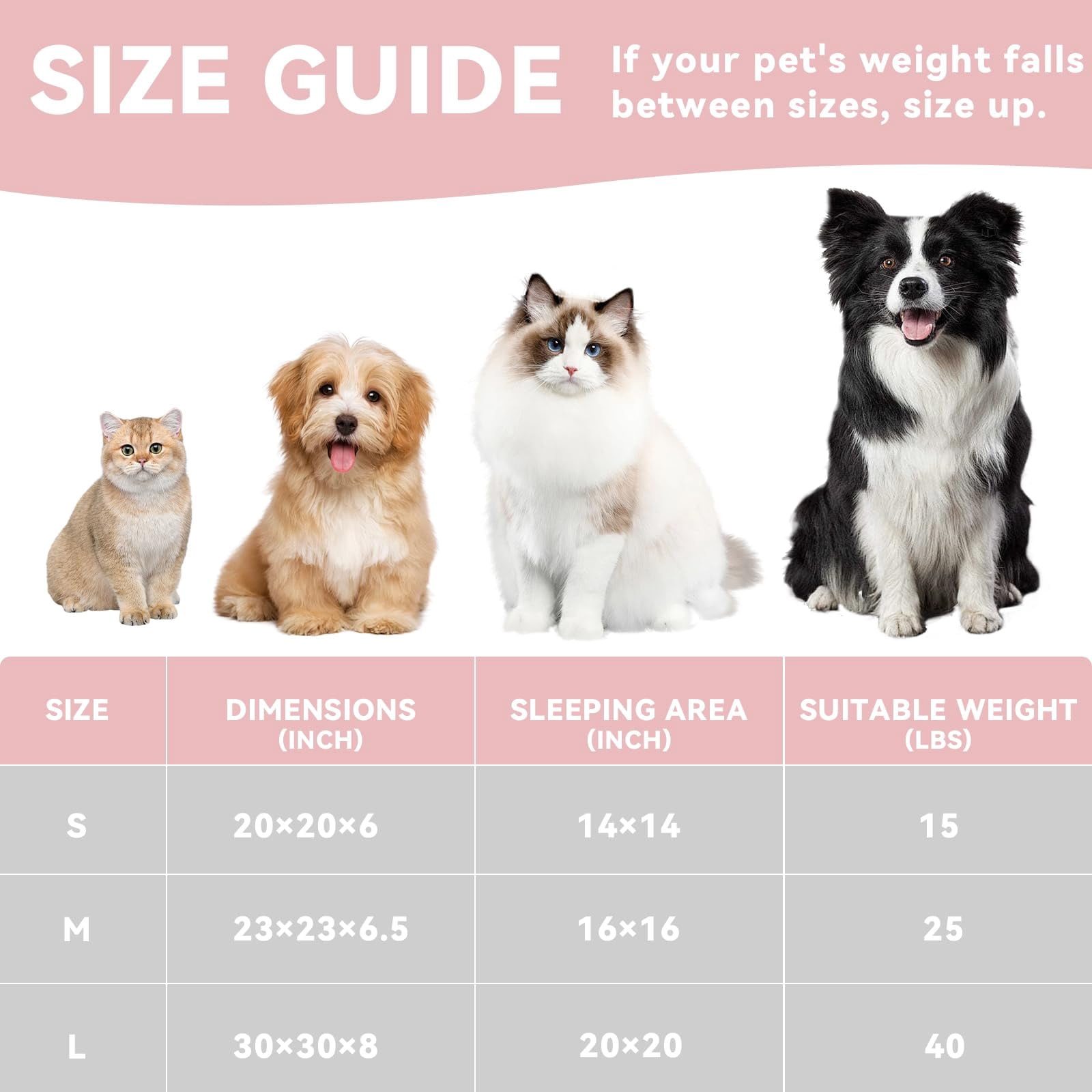 23in Round Cat Dog Bed For Large Medium Small Dogs Cats  Machine Washable Sleeping Sofa Non-slip Bottom Breathable Soft Calming Pet Cuddler Indoor/outdoor/car/cage Dark Grey