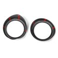 thumbnail image 4 of Air Conditioning Vent Trim Air Outlet Cover Carbon Fiber Interior Accessory 2Pcs Carbon Fiber Side Air Vent Outlet Barrel Cover Trim Fit For  Stelvio 17-18, 4 of 8