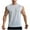 White, variant on Mens Sleeveless Cap Sleeve Top Raglan Sleeve Design Crew Neck Lightweight Fabric Relaxed Silhouette for Street Style White XXL