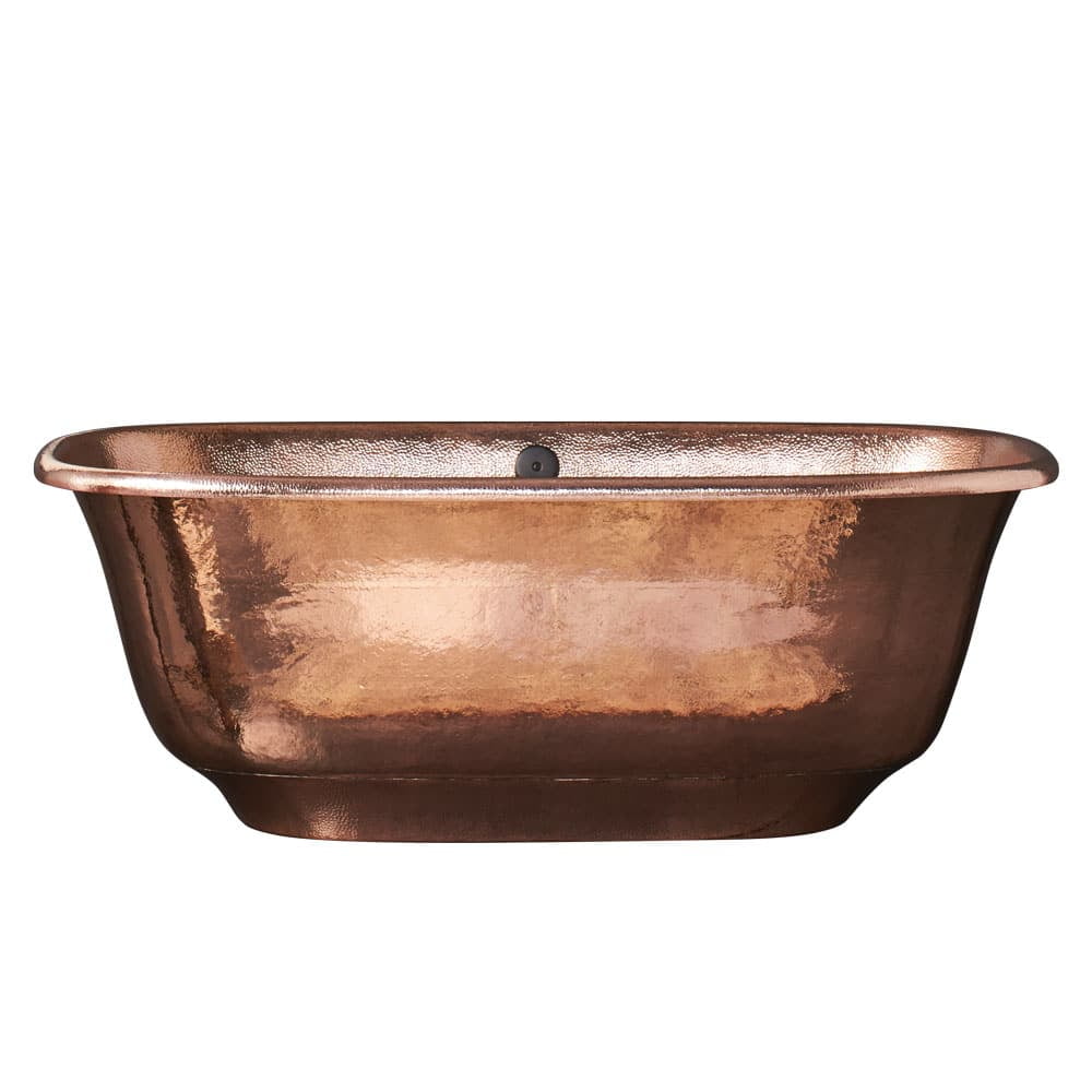 Native Trails Cps94 Santorini 66" Free Standing Copper Soaking Tub Copper