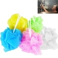 thumbnail image 2 of 2 Bath Shower Mesh Sponge Exfoliate Body Mesh Net Nylon Wash Ball Brush Spa Gift, 2 of 5
