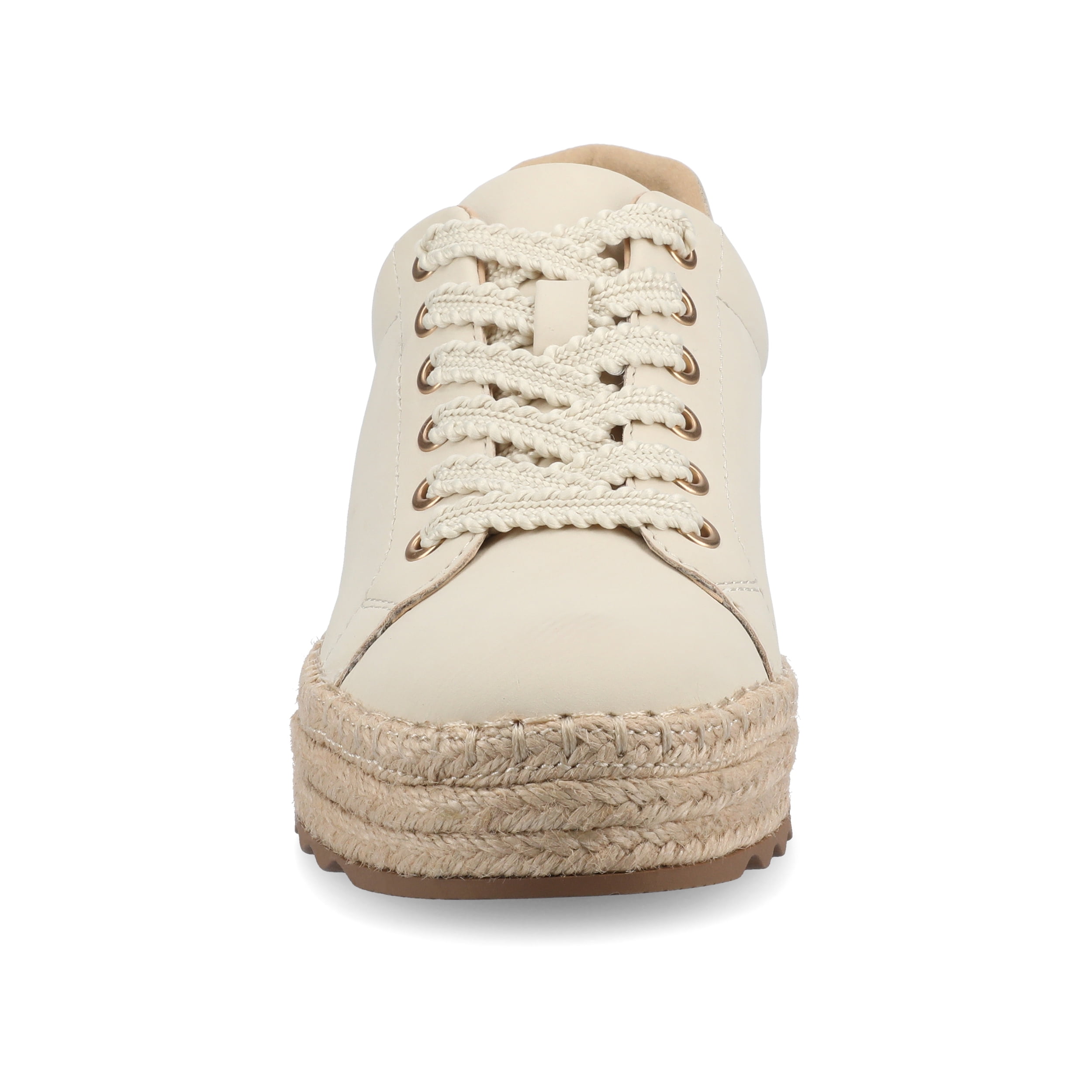 Journee Women's Cosima Esapdrille Round Toe Lace Up Sneakers