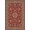 Red, Pattern 12, variant on ODIKA 4'x6' Dark Floral Elegance Vintage Garden Washable Area Rug Intricate Blossom and Leaf Patterns for Classic for Dorm Room, Small Living Stain Resistant Low Profile, Easy Care