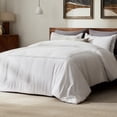 thumbnail image 5 of Sleep Zone Queen Comforter Set, Luxury Hotel Collection Comforter, 3 Pieces Fluffy Lightweight Down Alternative Duvet Insert with Embroidered Stripes (Elegant Scroll, King), 5 of 5