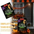 thumbnail image 4 of Halloween I Smell Children Decorative Garden Flag, Sanderson Sisters Witches Hocus Pocus Spider Web Yard Outside Decorations, Funny Fall Holiday Outdoor Small Home Decor Double Sided 12x18, 4 of 6