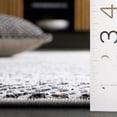 thumbnail image 3 of SAFAVIEH Mila Deforrest Distressed Polyester Area Rug, Ivory/Grey Black, 4' x 6', 3 of 8