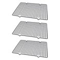 thumbnail image 1 of 3Pcs Cake Cooling Rack, Black Carbon Steel Bread Drying Net, Baking Tool, Non Stick Cooling Net, Baking Tray, Net Rack A, 1 of 5
