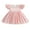 Pink, variant on Bagilaanoe Girls Formal Dress Puff Sleeve A-line Princess Dresses 4-9T Kids Christmas Dress for Wedding Birthday Party Gown
