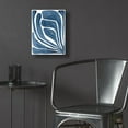 thumbnail image 5 of Epic Art 'Blue Stylized Leaf I' by Regina Moore, Acrylic Glass Wall Art, 12"x16", 5 of 8