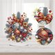 thumbnail image 4 of 5D DIY Diamond Art Decoraciones Mesa Kit Adornos Escritorio Acrílico Forma Especial Tema Navidad Invierno para La Oficina en Casa, 4 of 9