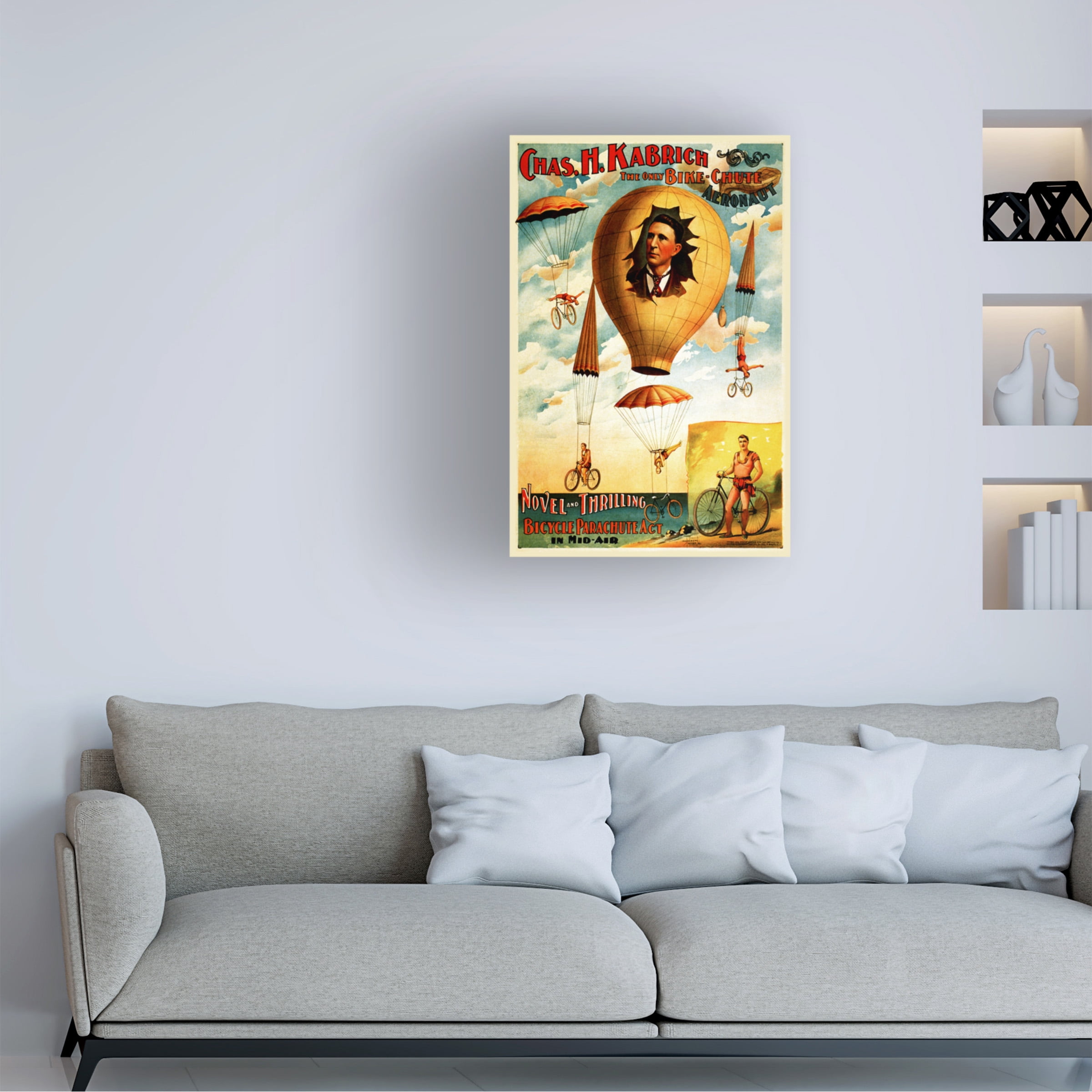 Trademark Fine Art 'Circus 1882' Canvas Art by Vintage Lavoie