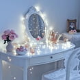thumbnail image 5 of JMEXSUSS 4 Pack 50 LED Fairy Lights Battery Operated Silver Wire 16.1ft Waterproof White Twinkle Lights for Gifts Party Wedding Valentine Christmas Birthday Indoor Outdoor Decoration, 5 of 8