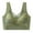 Green, variant on Bras for Women No Underwire Push Up Seanless Support Bra Wide Strap T-Shirt Bralettes Solid Comfortable Underwear