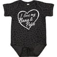 thumbnail image 3 of Inktastic I Love My Nana and Papa in White Chalk Heart Boys or Girls Baby Bodysuit, 3 of 5