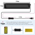 thumbnail image 2 of LED Flexible Display APP BT Car Advertising Screen Full Color Intelligent Vehicle Sticker Soft Screen Display IP65 Waterproof Flexible Screen Can Be Bent At Will Customize Picture Mobile APP Control, 2 of 9