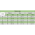 thumbnail image 3 of Men's Cargo Pants Drawstring Color-block Casual Shorts, 3 of 3