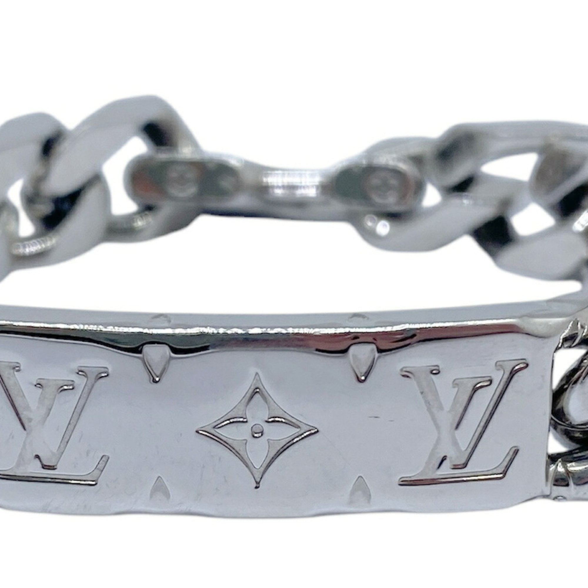 Pre-Owned LOUIS VUITTON Louis Vuitton Metal LV Rope Bracelet