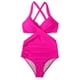 thumbnail image 2 of Gibobby Trajes de Baño para Mujer Bañido de cintura Monokini Empuja Mujeres traje de baño uno Pieza de traje alto envoltura Swimwears Swimswears(Rosa caliente,XL), 2 of 5