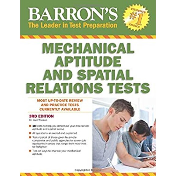 Pre-Owned Mechanical Aptitude and Spatial Relations Test (Paperback 9781438005706) by Joel Wiesen