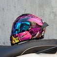 thumbnail image 5 of Casco de motocicleta de carreras de doble lente de seguridad profesional, casco integral para cross country, casco de moto aprobado por DOT, 5 of 5