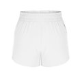 thumbnail image 5 of JSheng Women's Casual Short Pants Women Summer Running Sports Pants With Pockets Side Zippers Solid Color Elastic Waist Slit Shorts White XL, 5 of 5