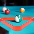 thumbnail image 4 of LOLIPPYY 2Pcs Red Triangle Billiard Frame Portable Pool Rack for Room Or Pub, 4 of 8