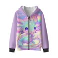 thumbnail image 4 of Pzuqiu Axolotl Girls Sweatshirts Full Zip Hooded Design Children's Long Sleeve Sweatshirt 6-7 Comfortable Sweatshirt with Pockets Kids Cute for Teens Girls Boys Kids, 4 of 7