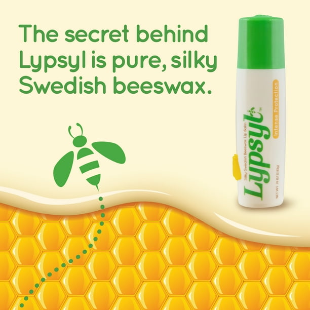 Lypsyl Intense Protection Lip Balm, Original Mint, Ultra Intensive