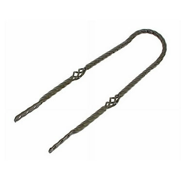 24" Twisted Cage Short Back Bike Sissy Bar Black. Bicycle sissy bar.