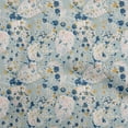 thumbnail image 1 of oneOone Velvet Dusty Blue Fabric Abstracts Craft Projects Decor Fabric Printed By The Yard 58 Inch Wide, 1 of 5