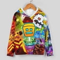 thumbnail image 3 of Geometry Dash 2 Piece Outfits Hoodie Sweatsuits Set Sweatpants Long Sleeve Sweatshirt Matching Joggers Tracksuit Sets, 3 of 7