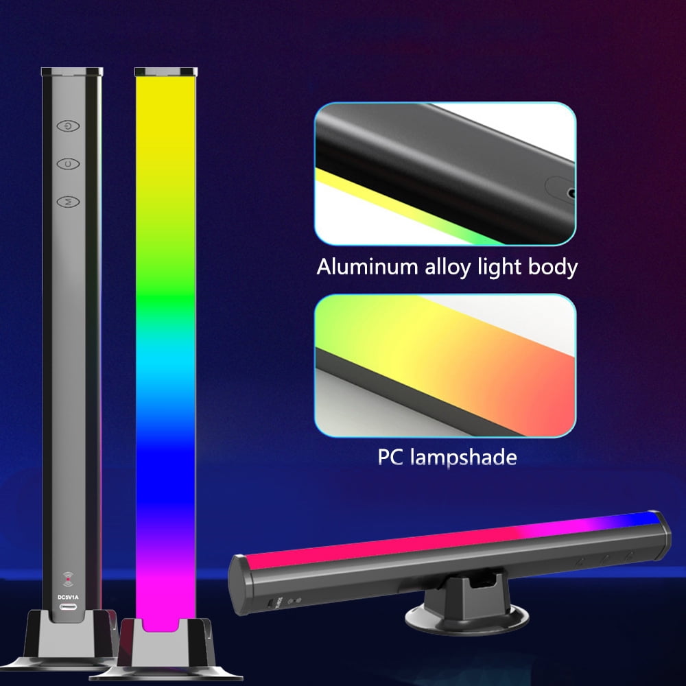 SR Smart LED Light Strip, TV LED Backlight with 8 Scene Modes, Video and Music Sync, RGB TV Light Strip for Gaming PC TV Bedroom Party Home Decor/1PCS