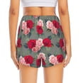 thumbnail image 4 of Fotbe Rose Flowers Womens High Waist Running Shorts Athletic Workout Quick Dry Shorts for Women with Pockets Gym Yoga Summer Shorts-XX-Large, 4 of 9