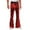 F254 Red, variant on Mens Casual Flare Pants Solid Color Sequins High Elastic Waisted Stretchy Comfortable Long Trousers Silver Size 2Xl