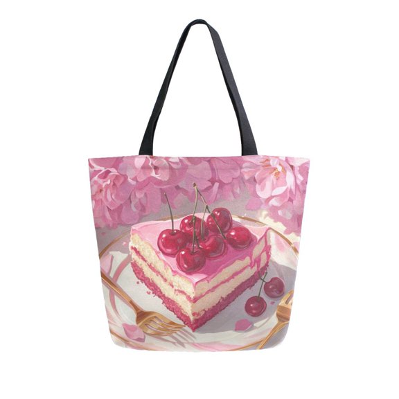 DIXRUYEE Tote Bag Women Weekender Travel Bag Shoulder Handbag Cherry Blossom Delight Printed