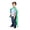 Green/Green, variant on Costume Agent Superhero Child 32" Green Costume Cape for Halloween