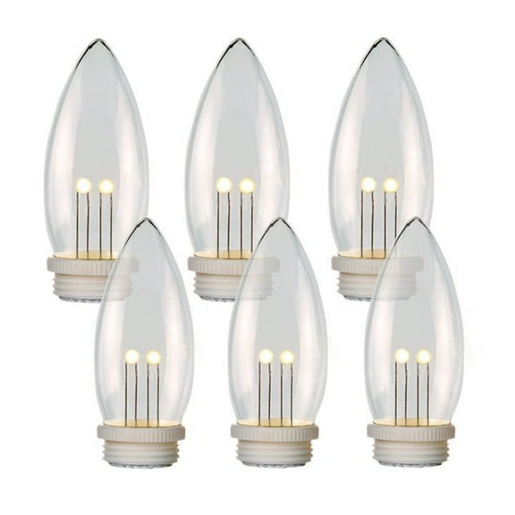 Celestial Lights LED Battery Operated Candle Replacement Bulbs - Shimmering Bulb
