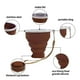 thumbnail image 4 of 2 PCS(Brown and Grey)Travel Water Bottles For Outdoor, Travel Gym Hiking, BPA Free, Cycling Cups with Lanyard, 4 of 5
