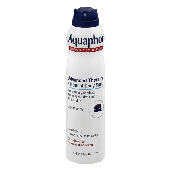 Aquaphor Ointment Body Spray Moisturizes and Heals Dry, Rough Skin 6.2 oz. Spray Can