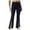 Navy, variant on Women Workout Leggings,Women's High Waist Hip Lift Flare Yoga Pant Sports Bifurcate Leggings Pants Leggings Compression Pants
