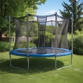 thumbnail image 3 of Yescom 8 Pack Trampoline Enclosure Poles w/ Caps & 11" U Shaped Ground Anchors Kit, 3 of 9