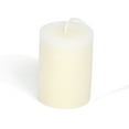 thumbnail image 2 of BeeTheLight Beeswax Pillar Candle - 100% Pure Bees Wax - Choose Your Size and Color - 54 Hour Burn Time - Fits 3x4 Holders - Unscented - Natural Light Honey Scent (Cloud White, Medium), 2 of 7