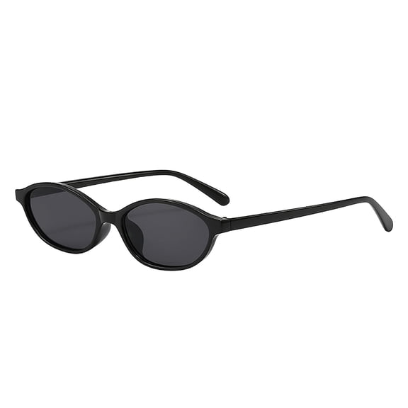 Vintage Oval Sunglasses Retro 90s Style UV Protection Eyewear for Outdoor & Daily Wear