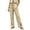 Khaki, variant on Oksale Lightweight Pants for Women Summer Lace Straight Leg Pants with Pockets Soft Comfy Drawstring High Waist Casual Pants Going Out Trousers 2026 Khaki S