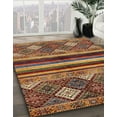 thumbnail image 2 of Ahgly Company Indoor Rectangle Abstract Saffron Red Abstract Area Rugs, 7' x 10', 2 of 6
