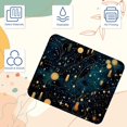 thumbnail image 3 of Constellation Mousepad 8.3x9.8 Inch Square Non-Slip Rubber Bottom Printed Desk Mat - Suitable for Office and Gaming, 3 of 6
